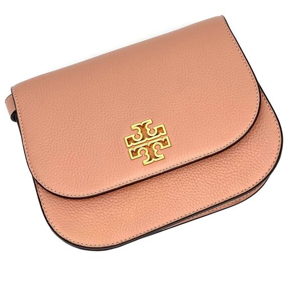 Tory Burch Small Britton Saddle Bag in Moon Pink – NWT - Picture 3 of 6